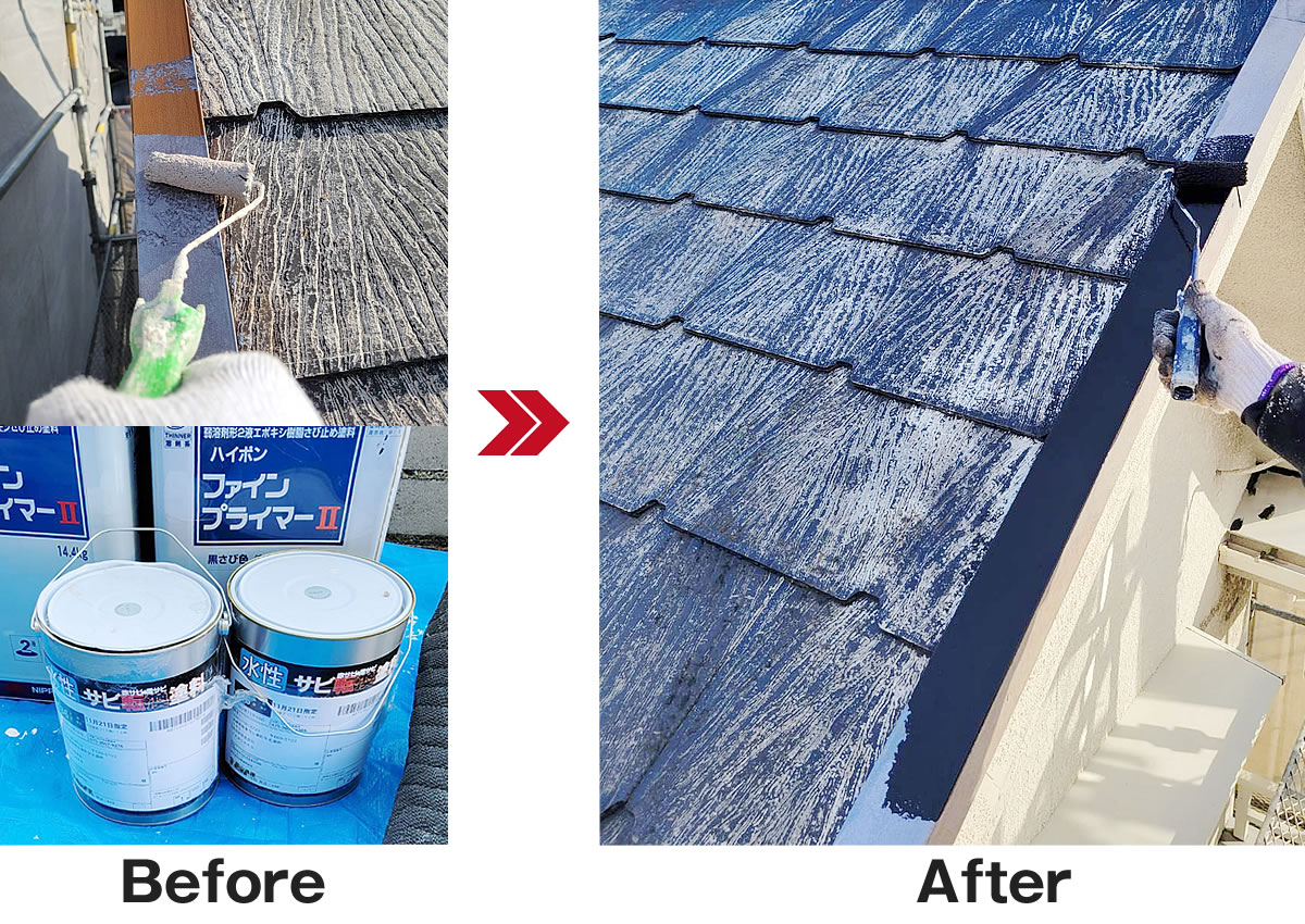画像：屋根、外壁塗り替え1